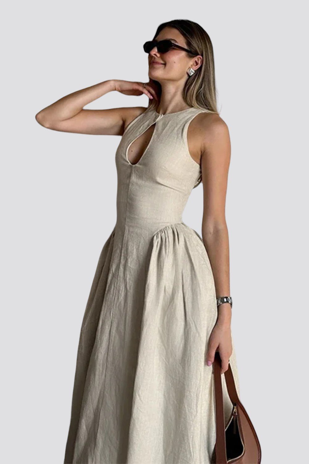 GIULIA | Vestido midi de lino