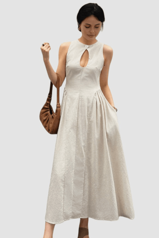 GIULIA | Vestido midi de lino
