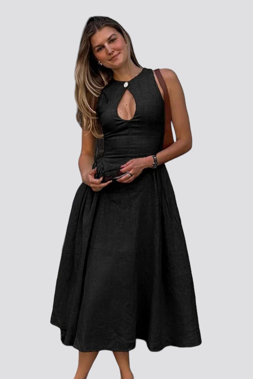 GIULIA | Vestido midi de lino