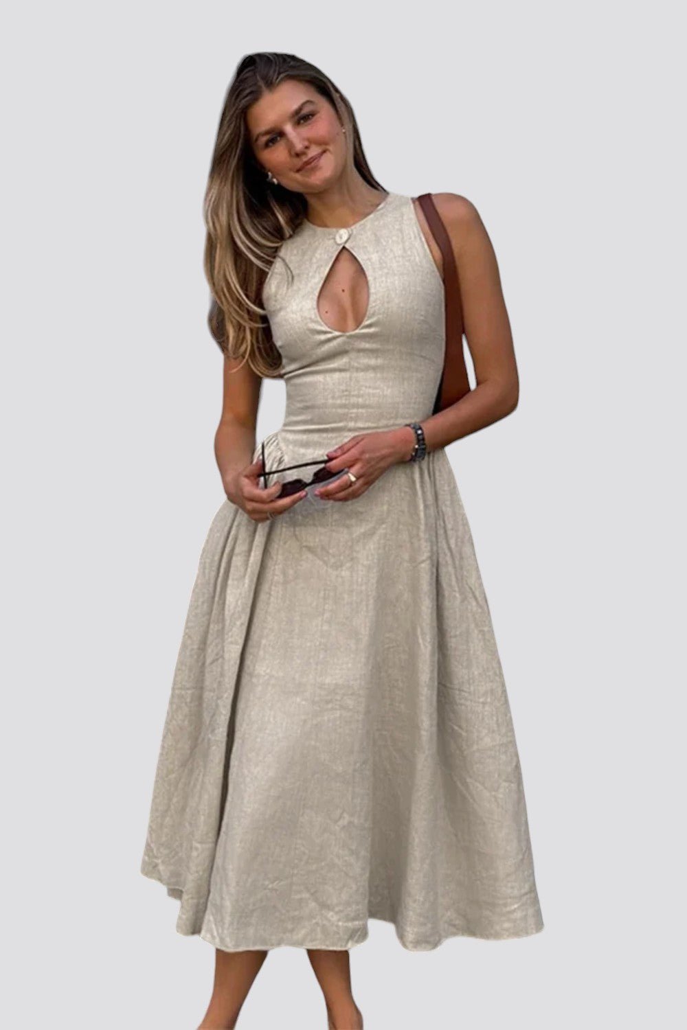 GIULIA | Vestido midi de lino