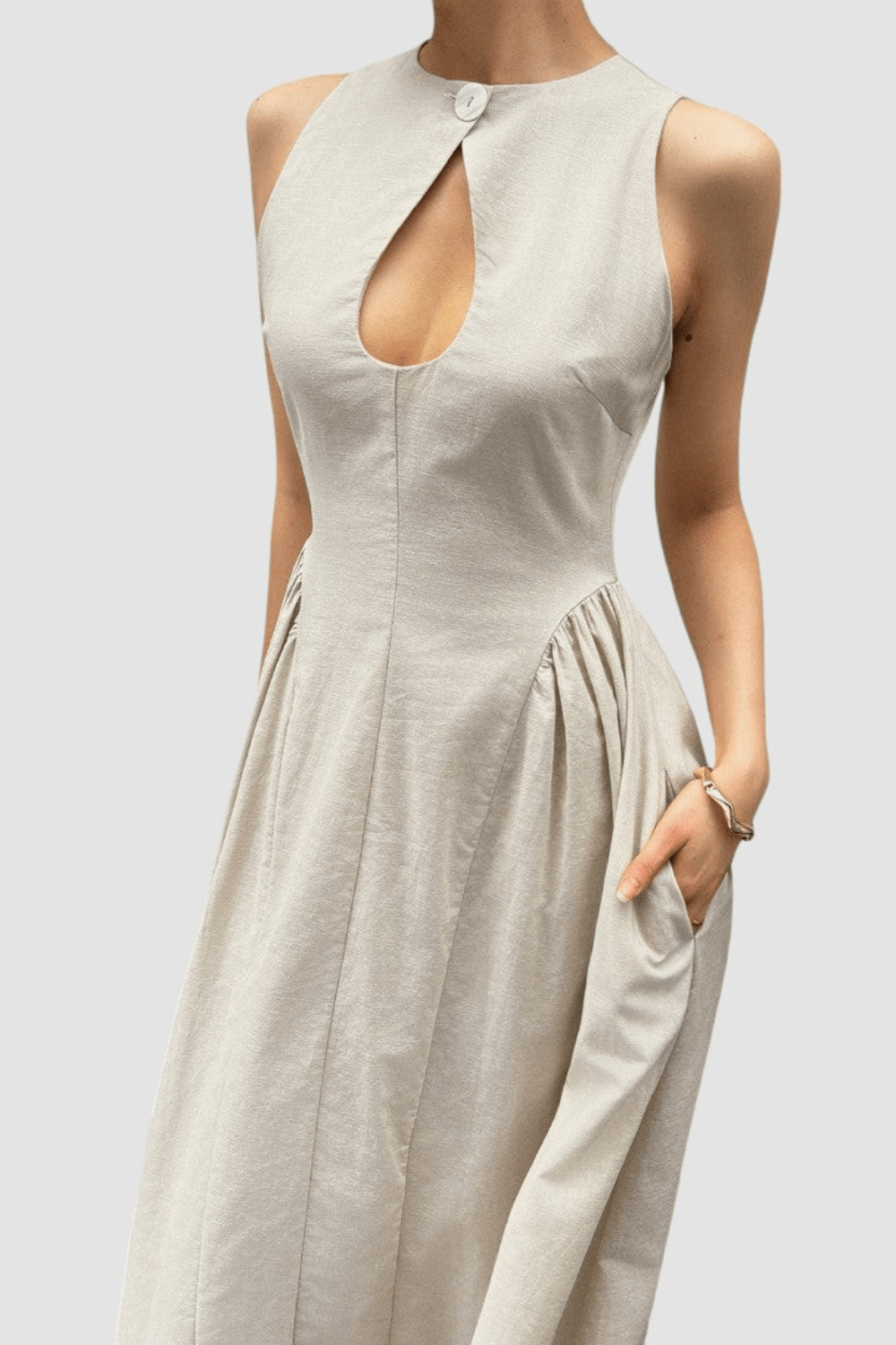 GIULIA | Vestido midi de lino