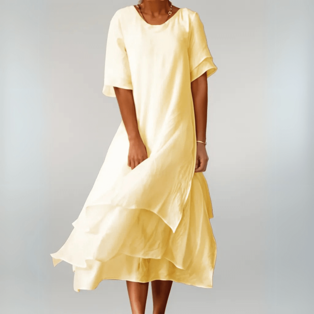 Margarida – Vestido Largo con Estilo Natural y Fresco