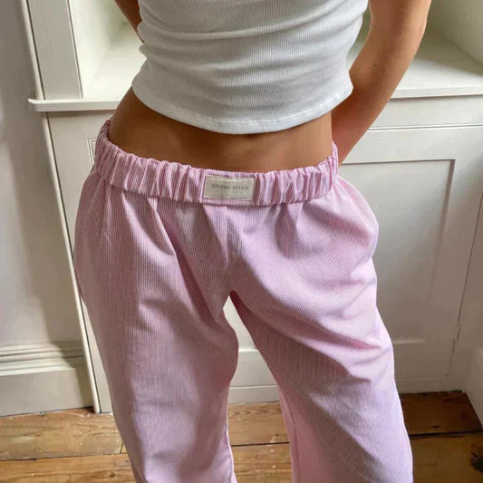 Samantha - Elegantes pantalones de lino para mayor comodidad y estilo