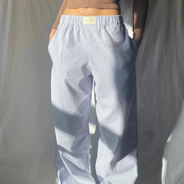 Samantha - Elegantes pantalones de lino para mayor comodidad y estilo