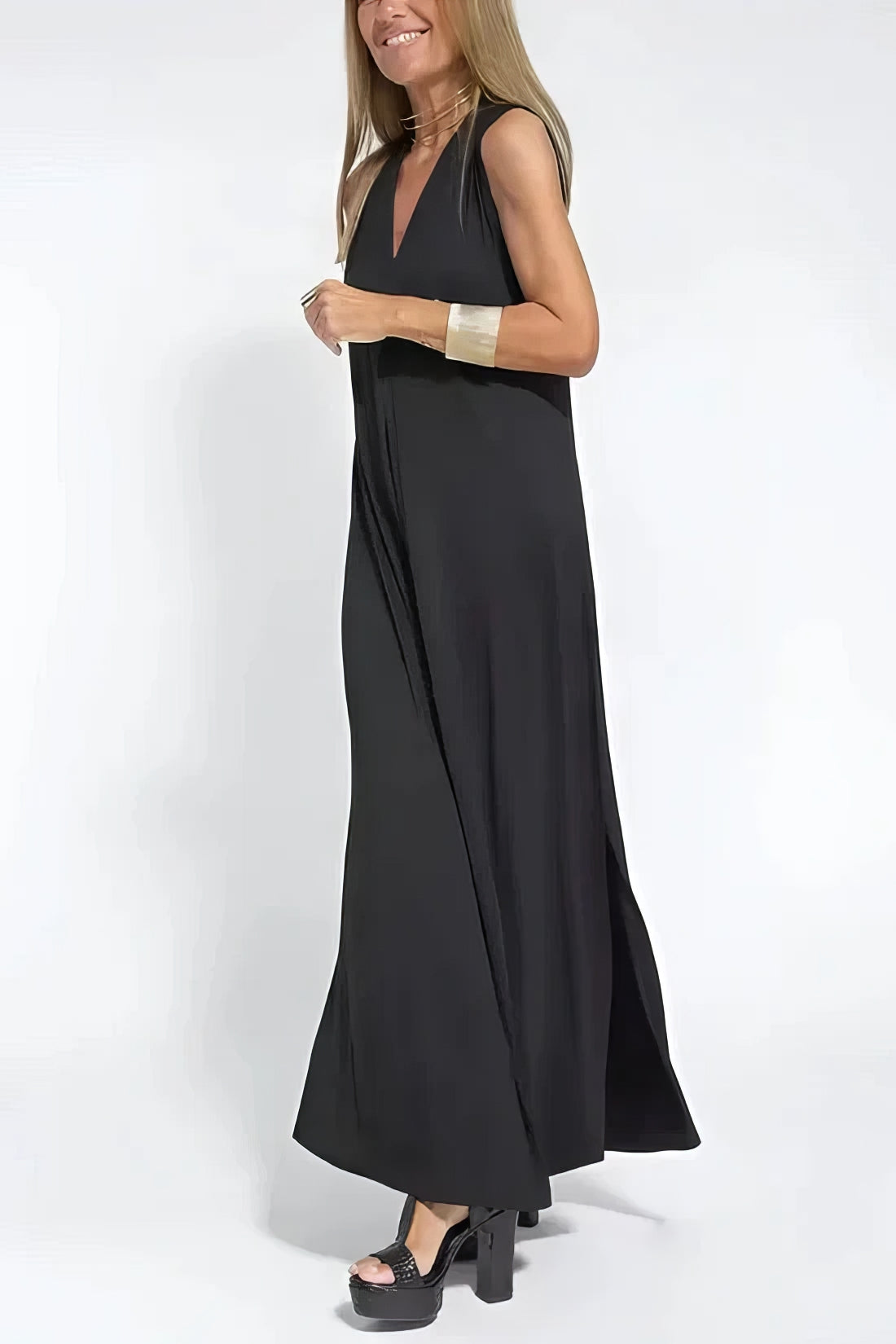 Bella - Vestido largo elegante + cárdigan a juego de regalo