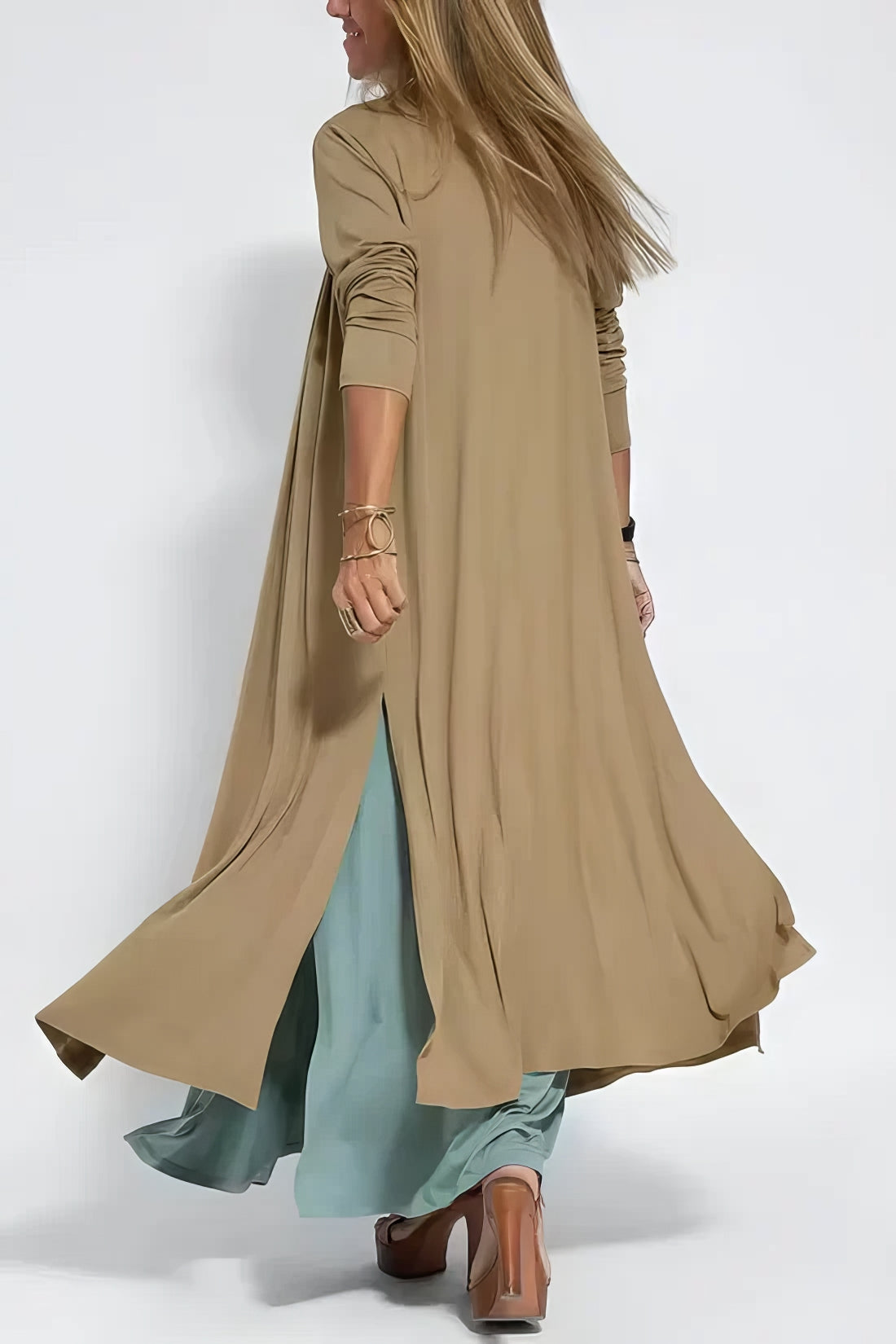 Bella - Vestido largo elegante + cárdigan a juego de regalo